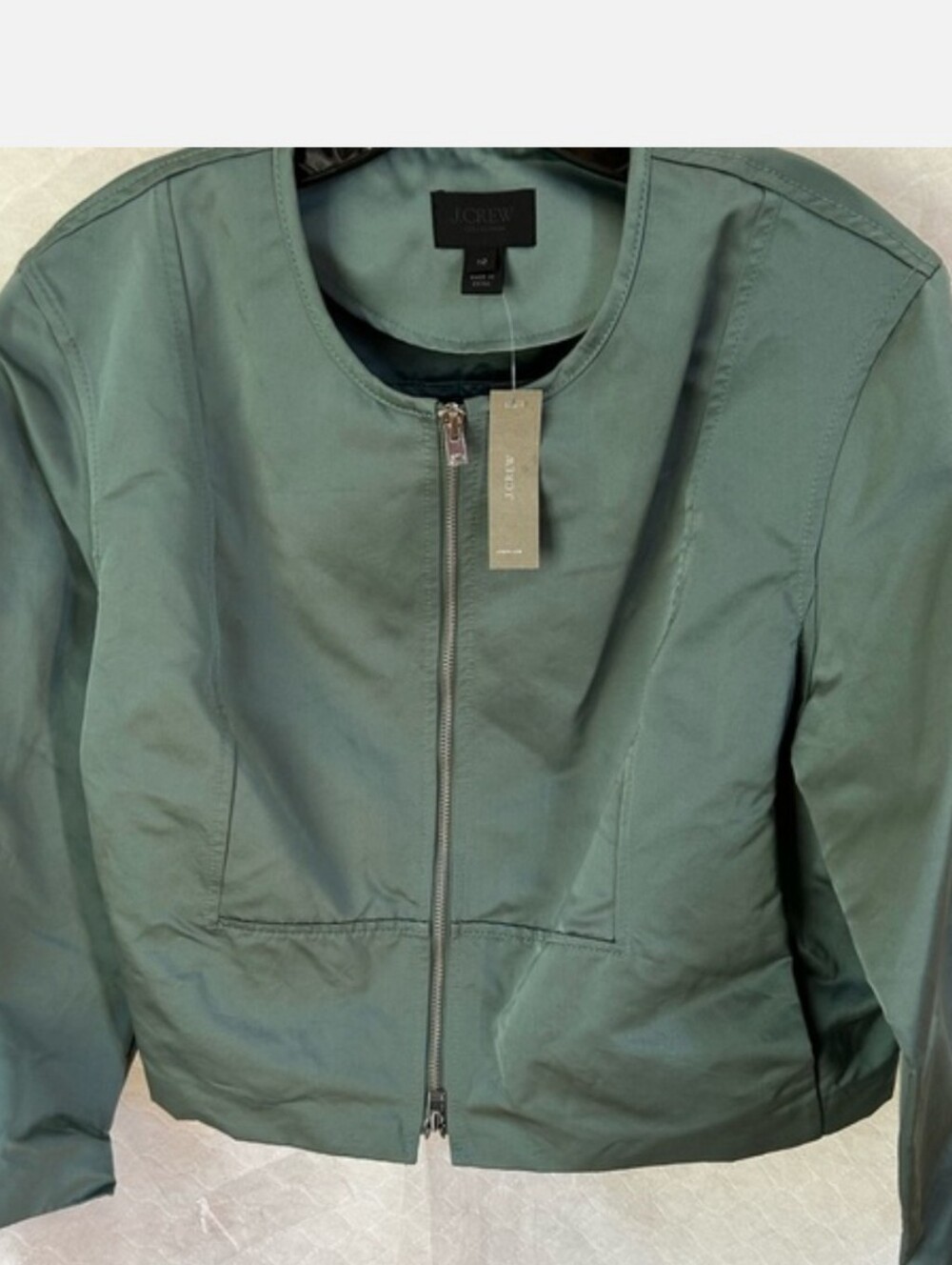 J CREW COLLECTION | Satin Bomber Jacket